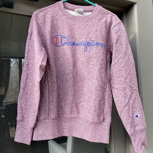 Champion Reverse Weave crewneck sweatshirt purple Medium - Picture 6 of 13